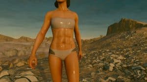 Andreja Underwear- Sweat-Abs-Nipple Versions (Slighty NSFW) | Starfield