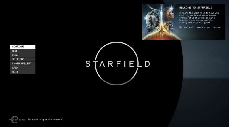 Console Command Runner | Starfield Mod Download