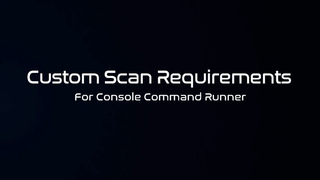 Custom Scan Requirements - CCR | Starfield Mod Download