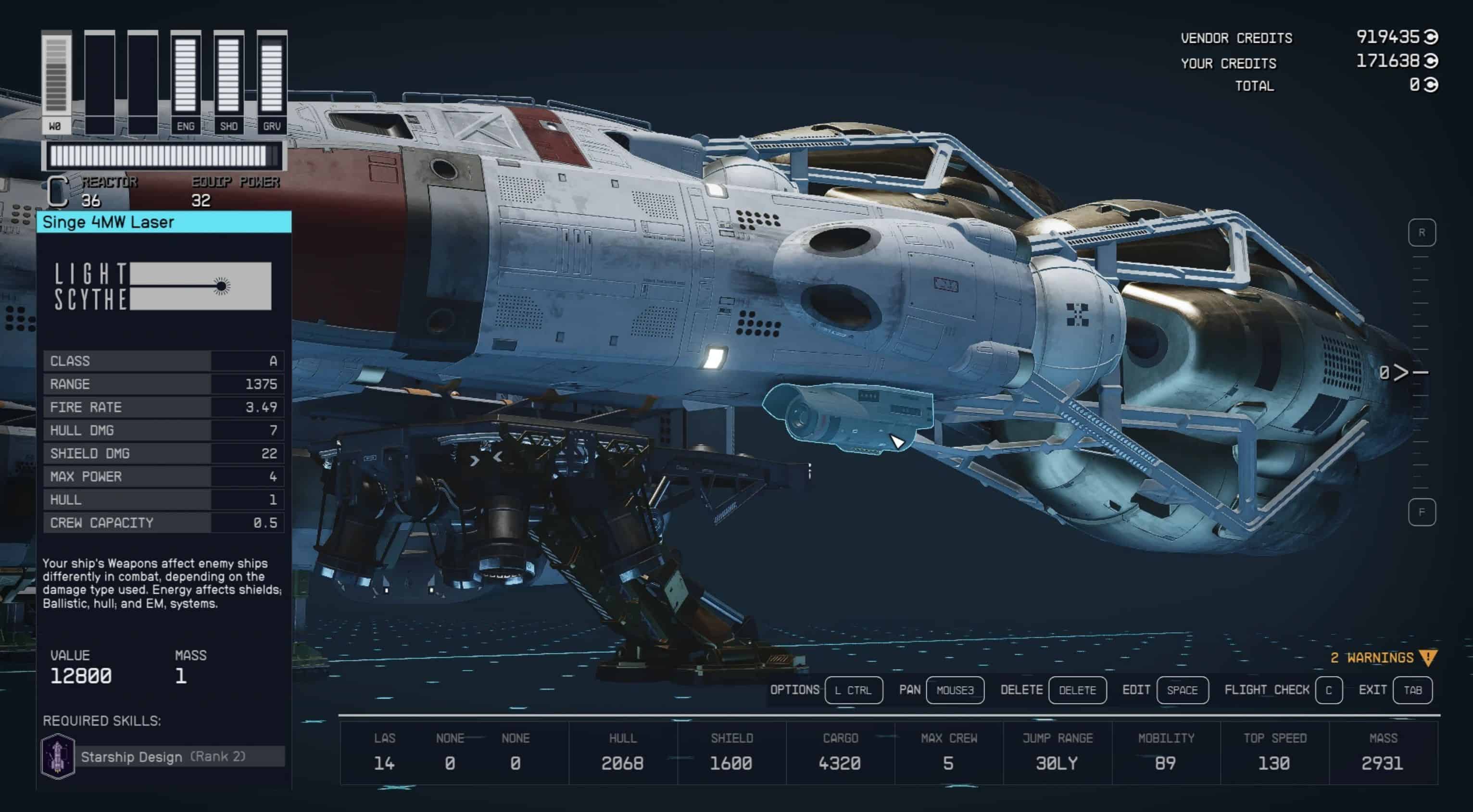 Star Wars X Wing Sound Replacement For Singe 4MW Laser Starfield Mod