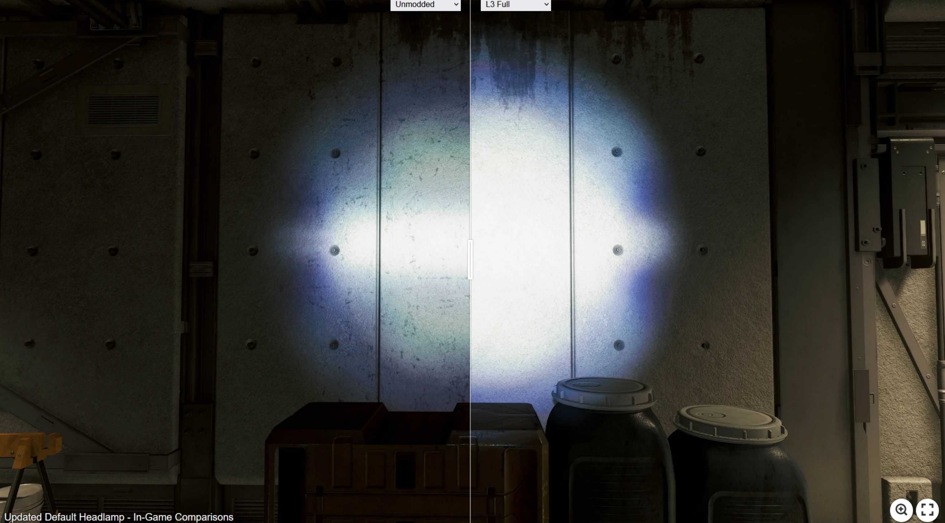 Updated Default Flashlight Brightness Options Starfield Mod Download